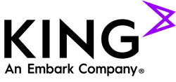King MGA Logo - Black