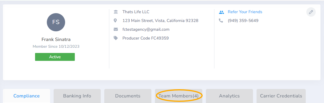 How do I add my team to my First Connect Account?
